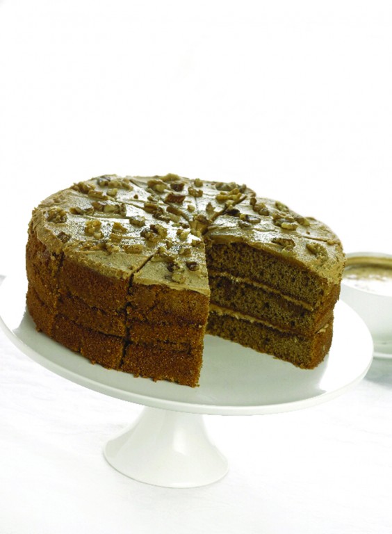 HANDMADE CAKE COMPANY Triple Layer Coffee & Walnut Cake