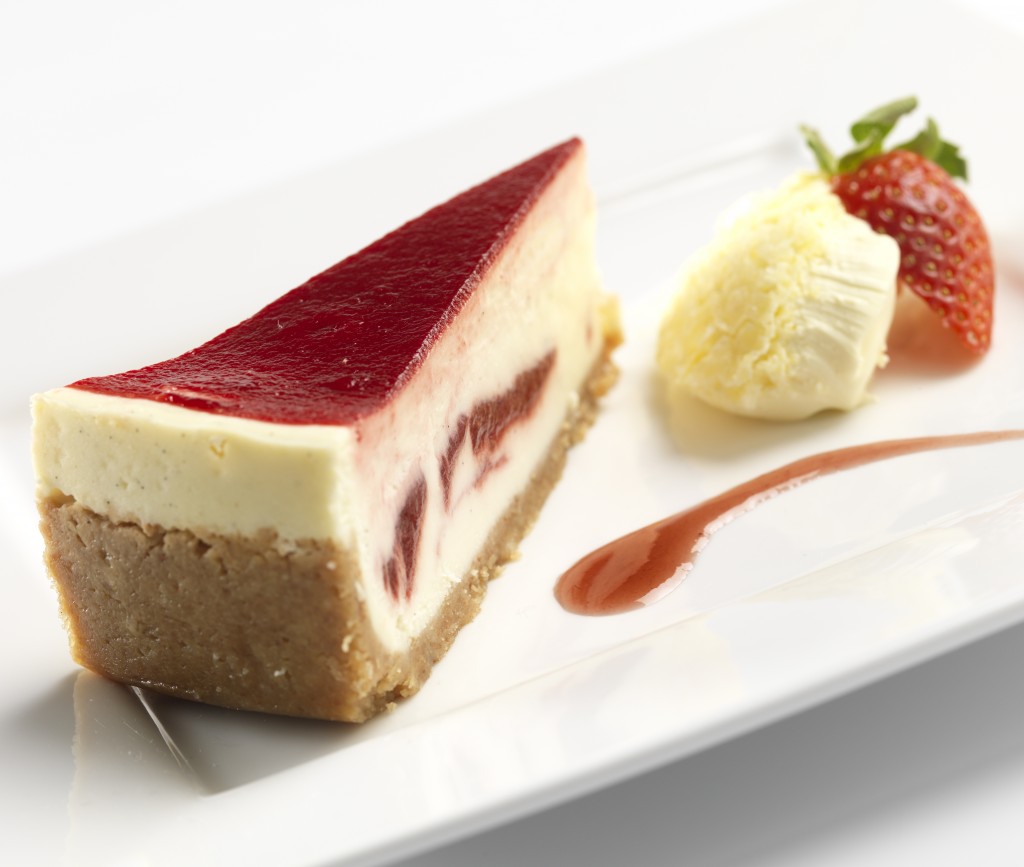 SWEET STREET Strawberries & Cream Cheesecake