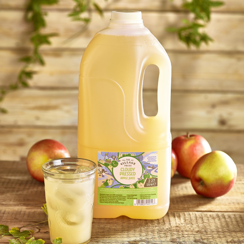 Ice Apple Juice VILLAGE PRESS Cloudy Pressed Apple Juice