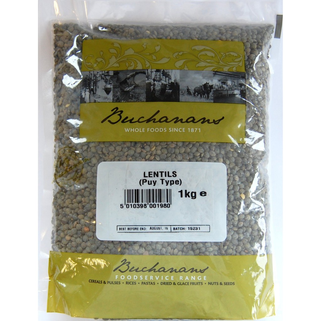 Dark Speckled Lentils