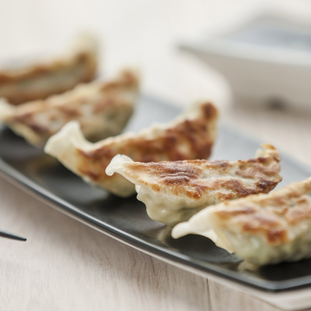 Steamed Chicken & Vegetable Gyozas