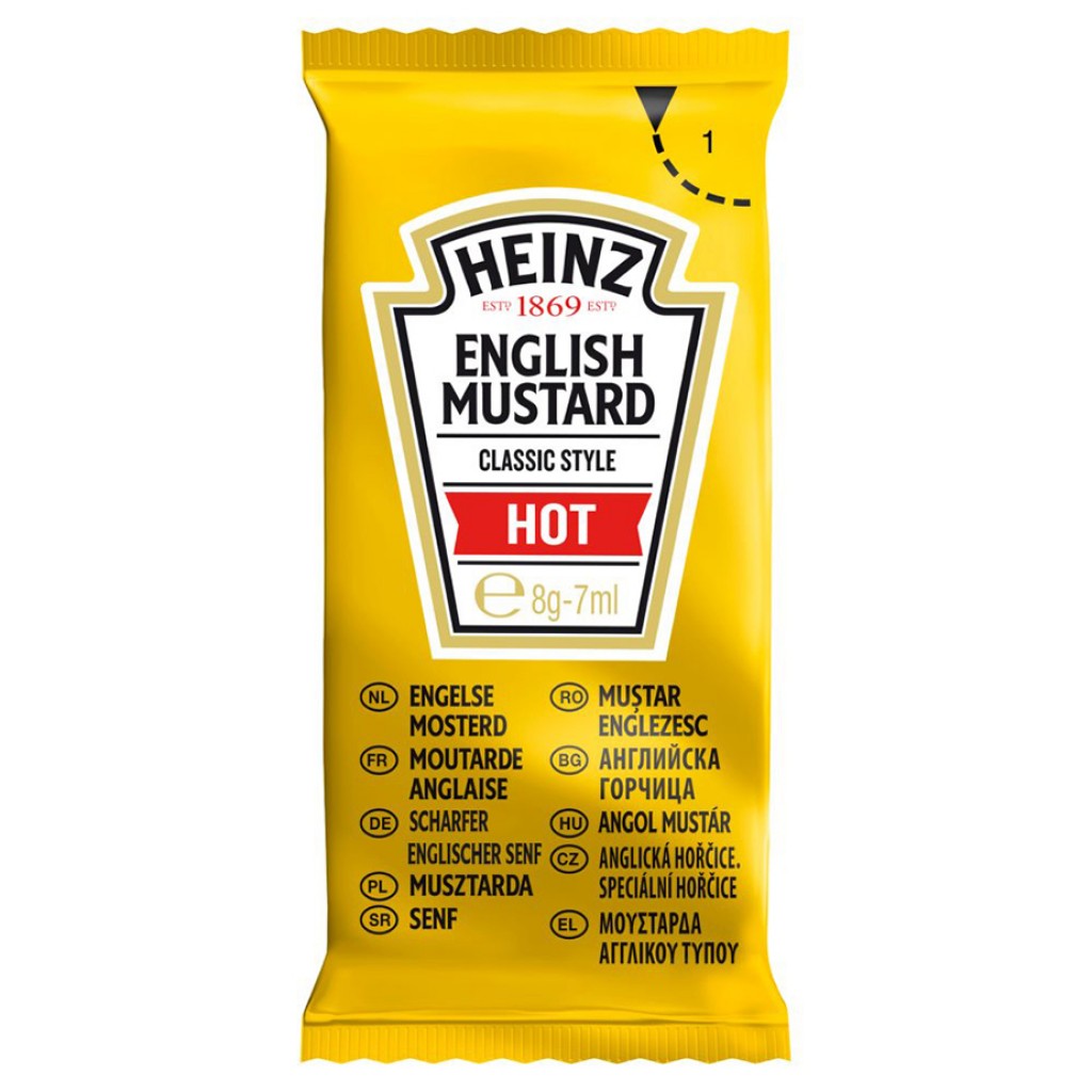 HEINZ Hot English Mustard Sachets