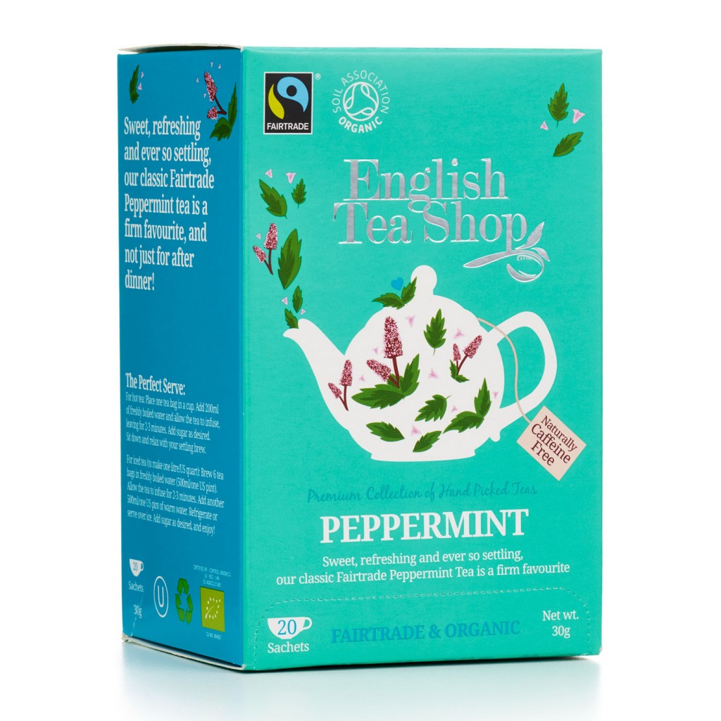 ENGLISH TEA SHOP Peppermint Tag & Envelope Tea Bags