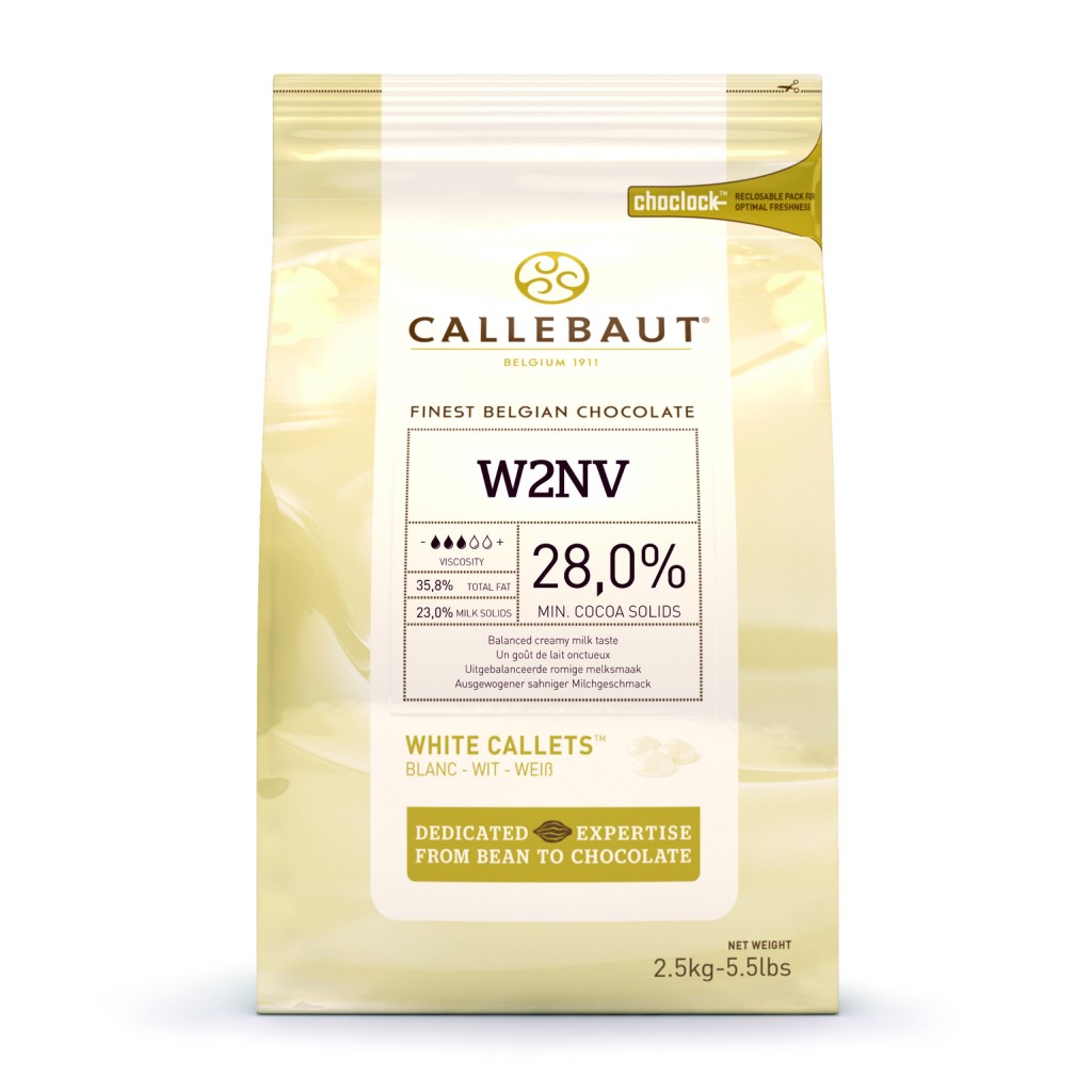 CALLEBAUT White Chocolate Callets