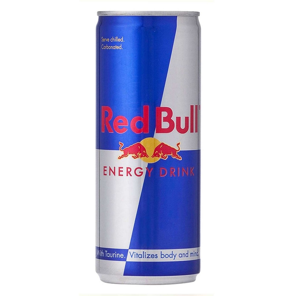 red bull can label