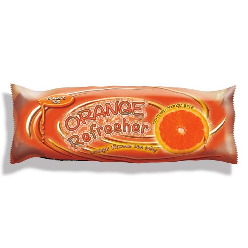 FRANCOS Orange Refresher Ice Lolly