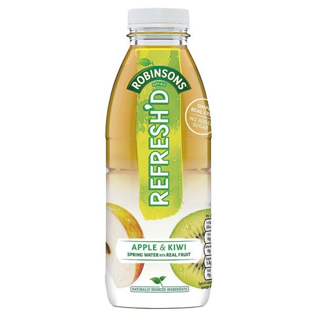 ROBINSONS Refresh'd Apple & Kiwi (Bottle)
