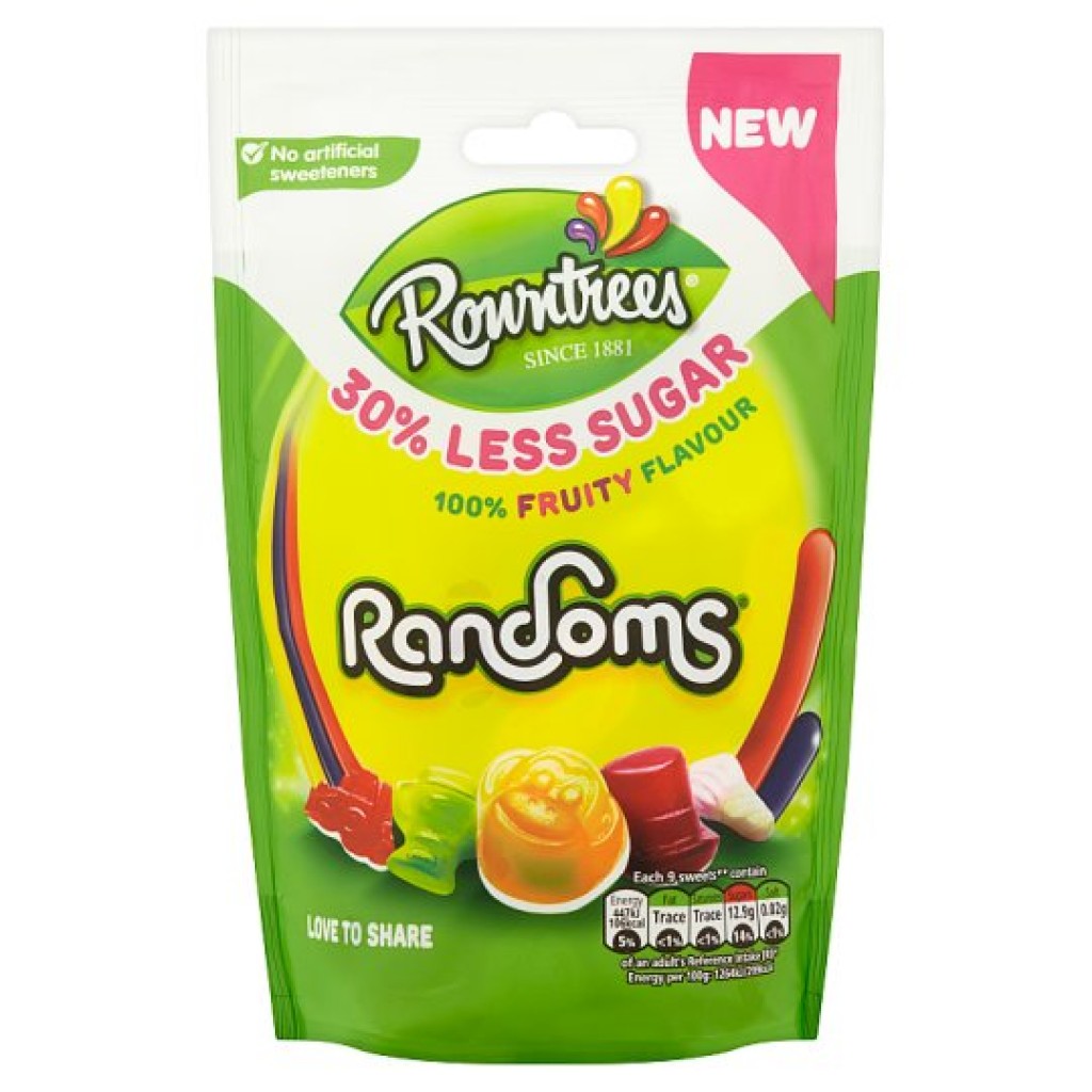 Rowntree's Randoms Reduced Sugar Pouch