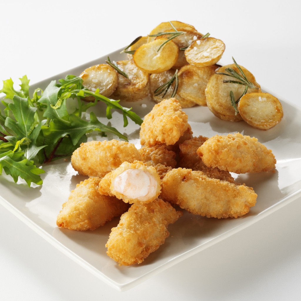 MIDDLETON Breaded Wholetail Scampi (Scampi Tails with added water)