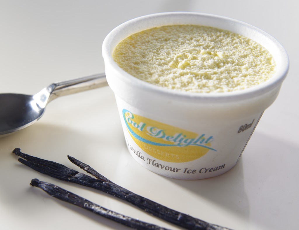 Vanilla Insulated Ice Cream Tubs