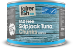 FAIRER FISH CO MSC Free School Skipjack Tuna Chunks in Brine