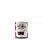 COOKS & CO Black Pitted Cherries in Syrup