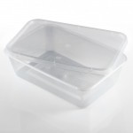 Microwaveable PP Container & Lid 500cc