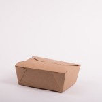 46oz Brown Leakproof Compostable Box