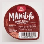 MANILIFE Deep Roast Crunchy Peanut Butter Portions