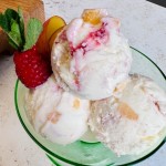 YORVALE Peach Melba Ice Cream