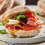 SPECIALITY BREADS Round Ciabatta Roll