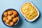 Nacho Coated Mac N Cheese Bites