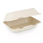 SYSCO EARTH PLUS Unbleached Bagasse 23cm Medium Box