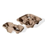 4 ACES Moulded Pulp Fibre 2 Cup Carriers