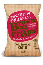 BROWN BAG CRISPS Oak Smoked Chilli Potato Crisps
