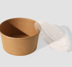 4 ACES 185mm Dia PET Deli Salad Bowl Lid