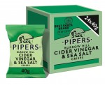 PIPERS Burrow Hill Cider Vinegar & Sea Salt Crisps
