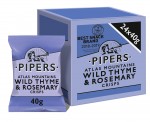 PIPERS Atlas Mountains Wild Thyme & Rosemary Crisps